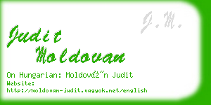 judit moldovan business card